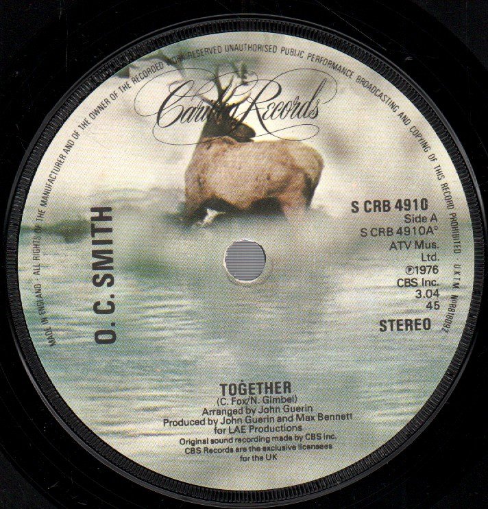 O.c.smith - Together - 7 Inch