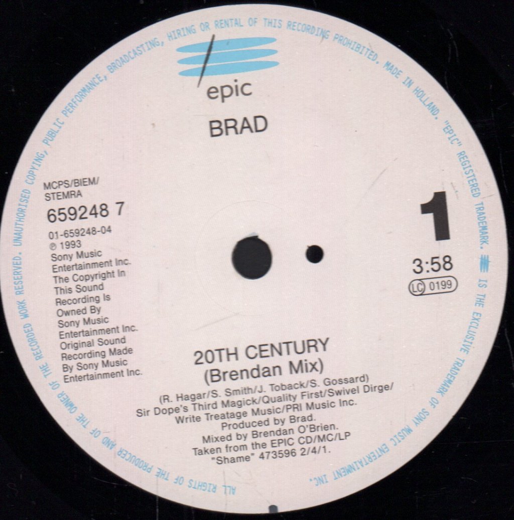 Brad - 20Th Century - 7 Inch