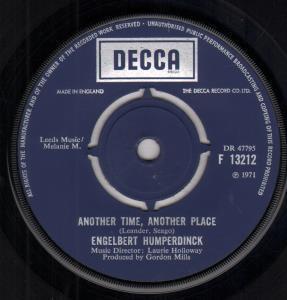 Engelbert Humperdinck - Another Time Another Place - 7 Inch