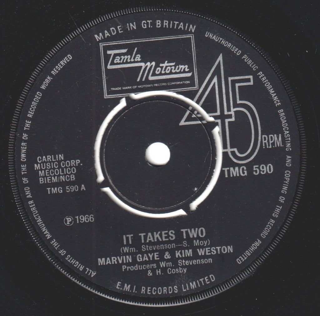 Marvin Gaye And Kim Weston - It Takes Two - 7 Inch