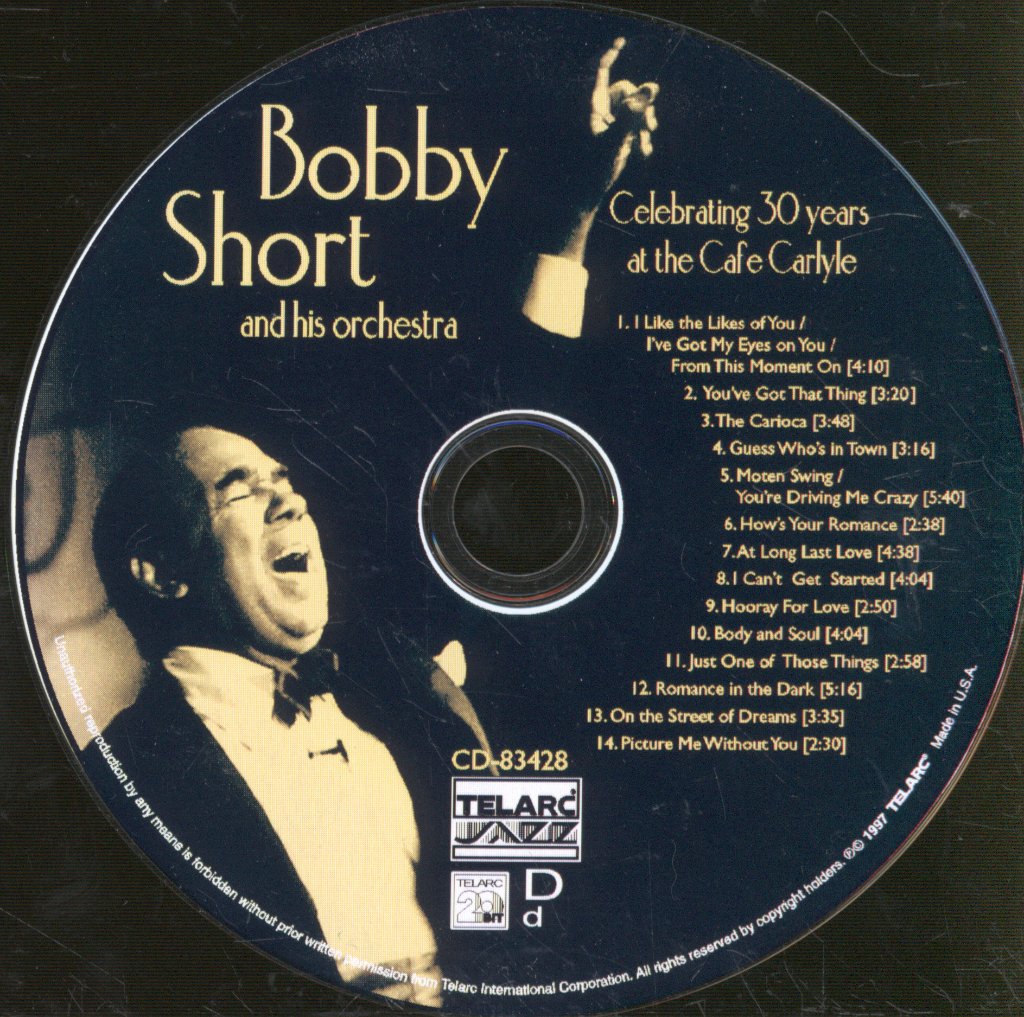 Bobby Short And His Orchestra - Celebrating 30 Years At The Cafe Carlyle - Cd