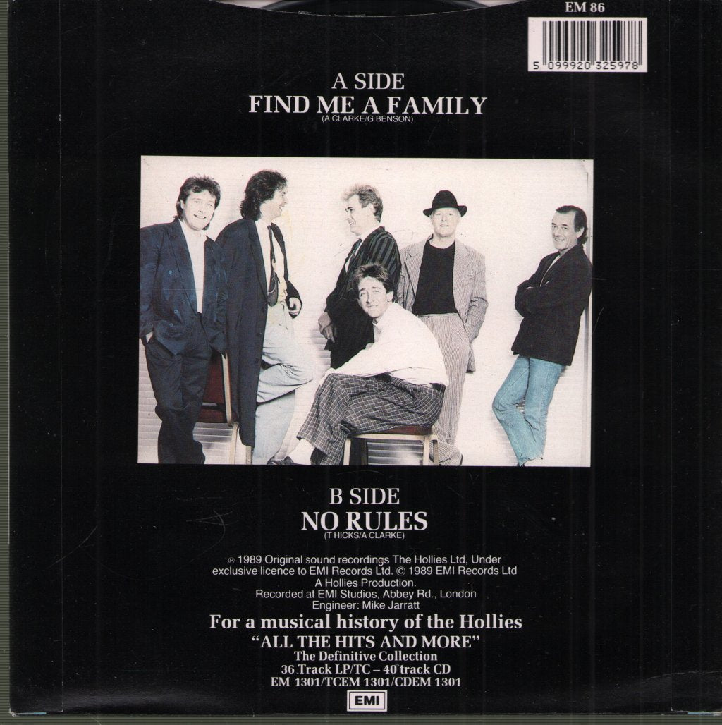 Hollies - Find Me A Family - 7 Inch