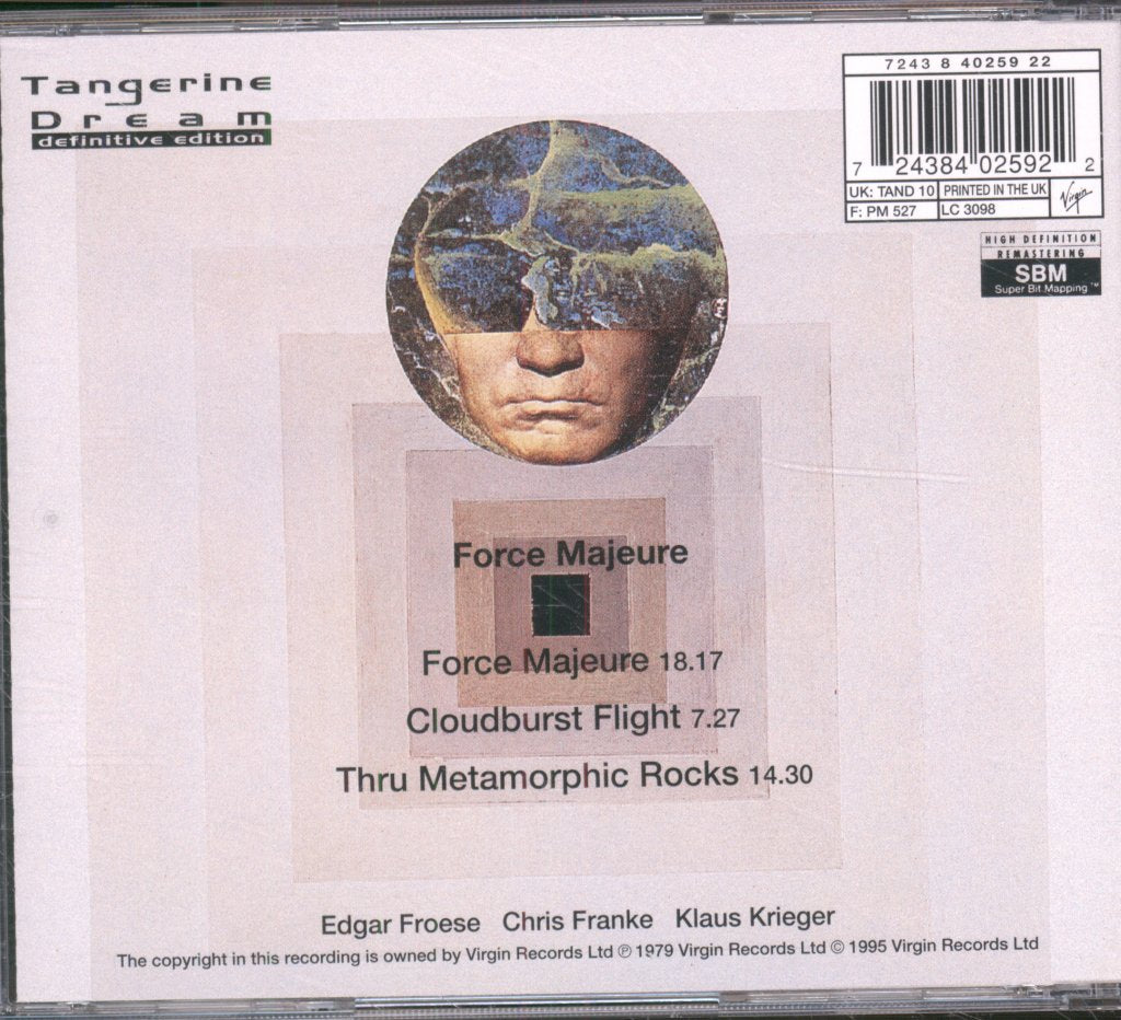 Tangerine Dream - Force Majeure - Cd