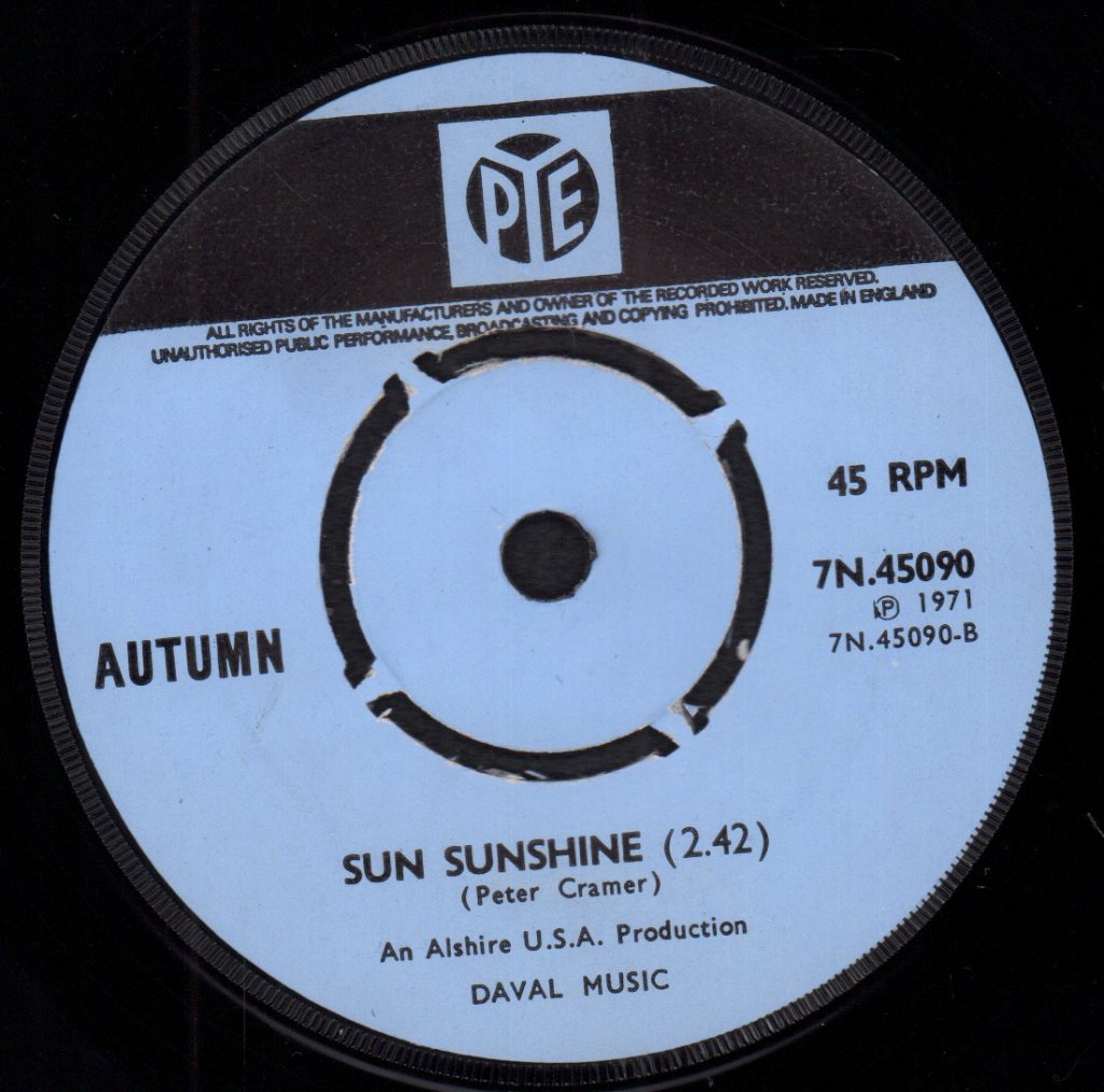 Autumn (Early 70'S Group) - My Little Girl - 7 Inch