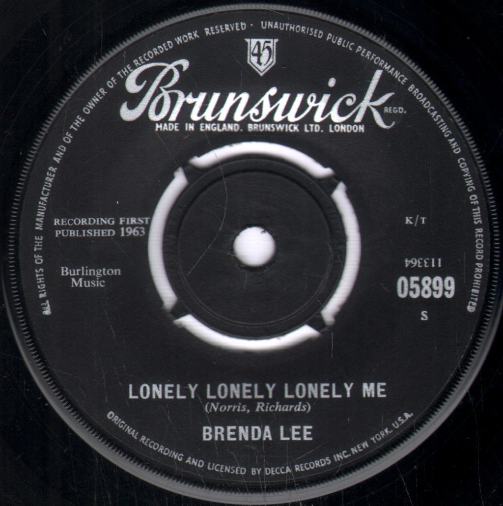 Brenda Lee - As Usual - 7 Inch
