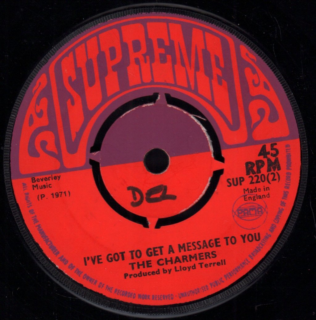 Charmers - Just My Imagination - 7 Inch