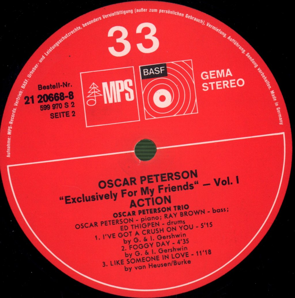 Oscar Peterson - Action - Lp