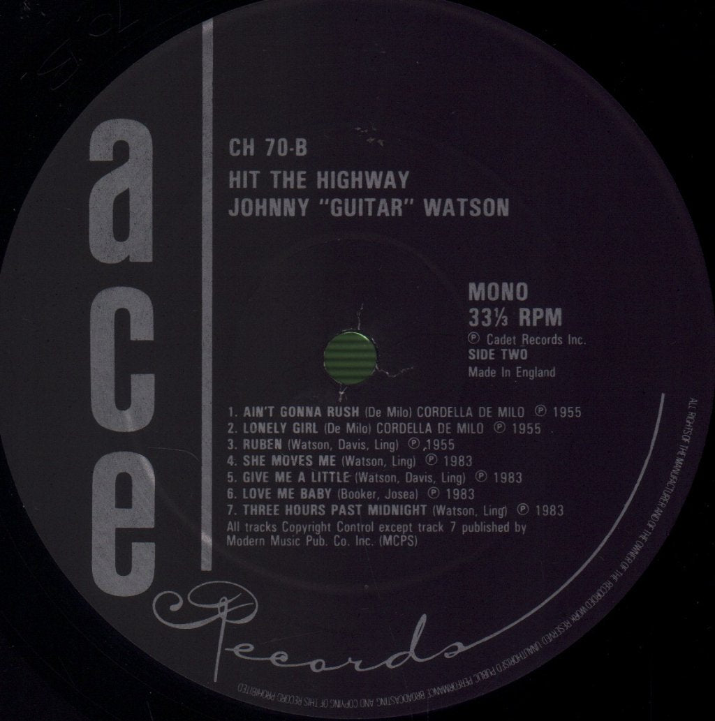 Johnny Guitar Watson - Hit The Highway - Lp