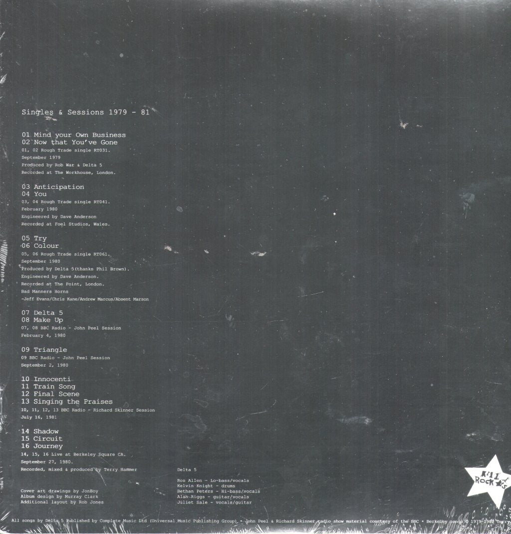Delta 5 - Singles & Sessions 1979-1981 - Lp