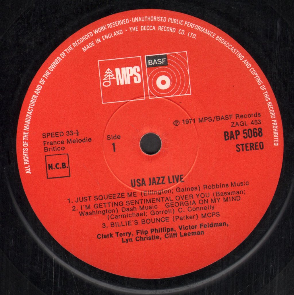 Various Artists - USA Jazz Live - Lp