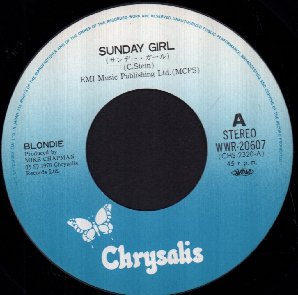 Blondie - Sunday Girl - 7 Inch