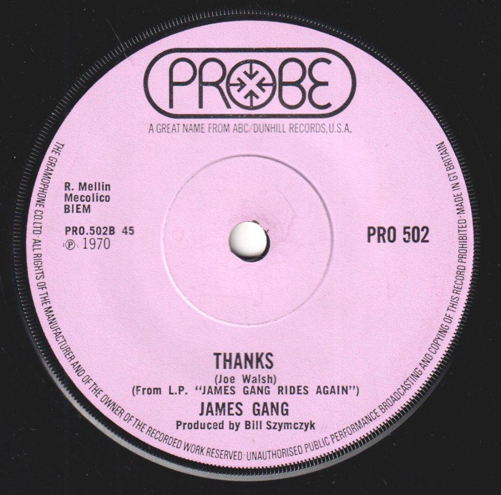 James Gang - Funk 49 - 7 Inch