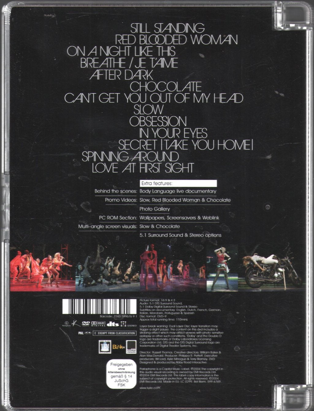 Kylie Minogue - Body Language Live (Album Launch Live At The London Apollo) - Dvd