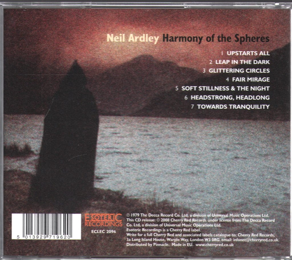 Neil Ardley - Harmony Of The Spheres - Cd