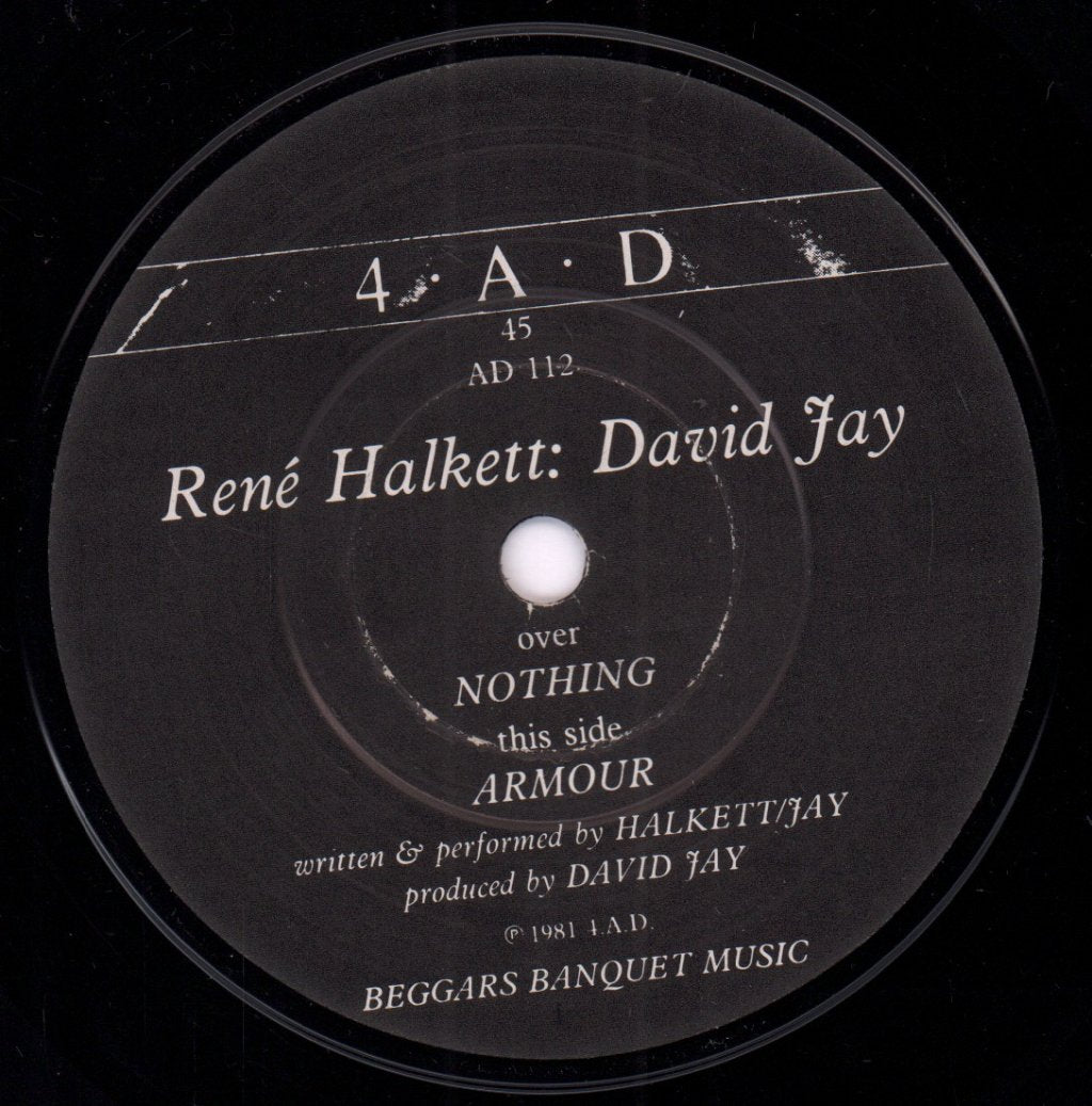 Rene Halkett / David Jay - Nothing - 7 Inch
