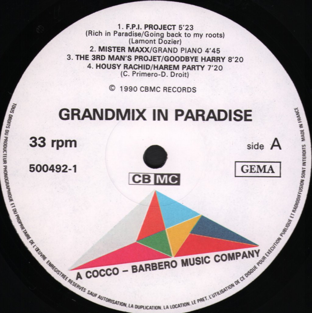 Various Artists - Grandmix In Paradise - Lp