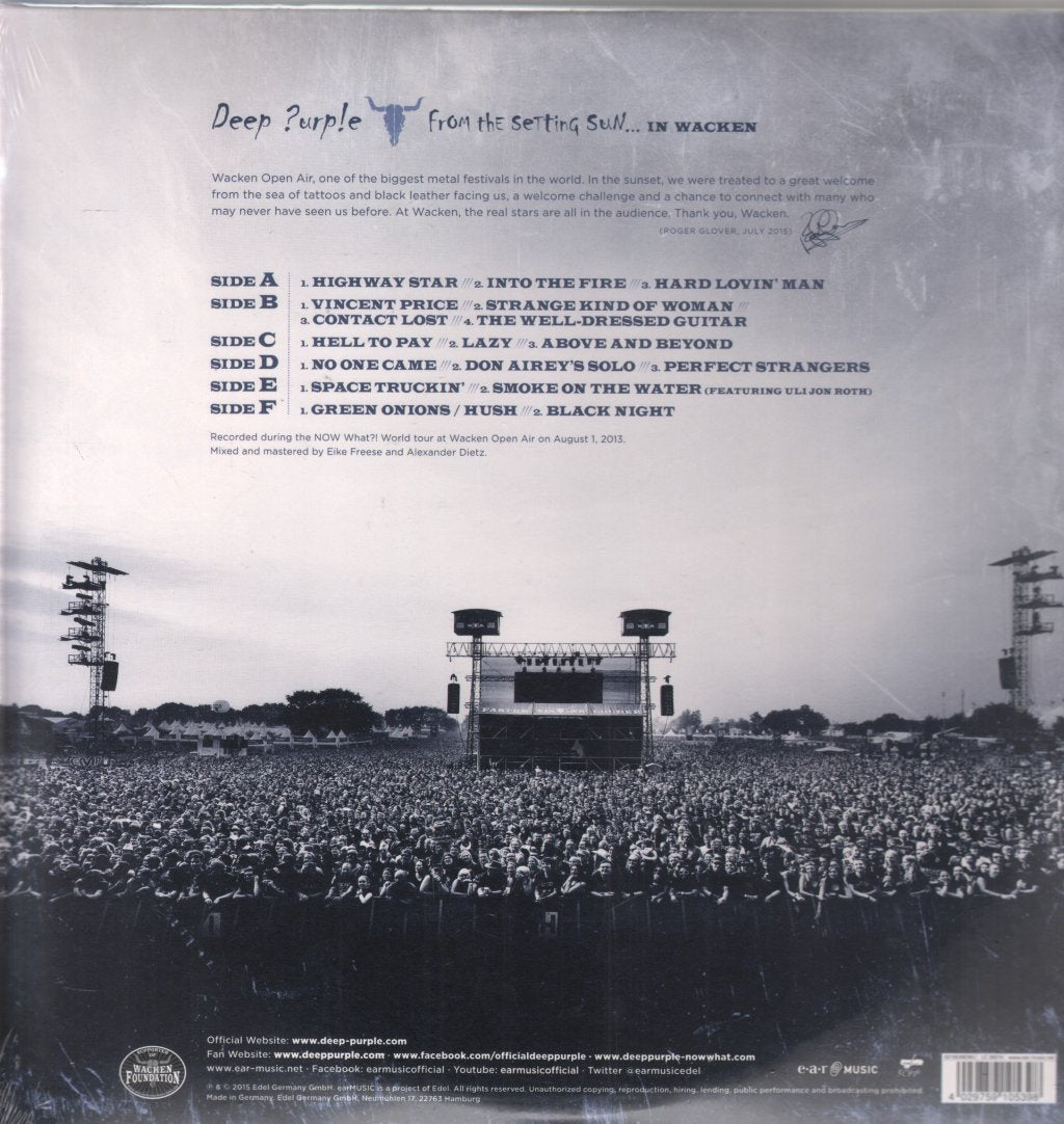 Deep Purple - From The Setting Sun (In Wacken) - Triple Lp
