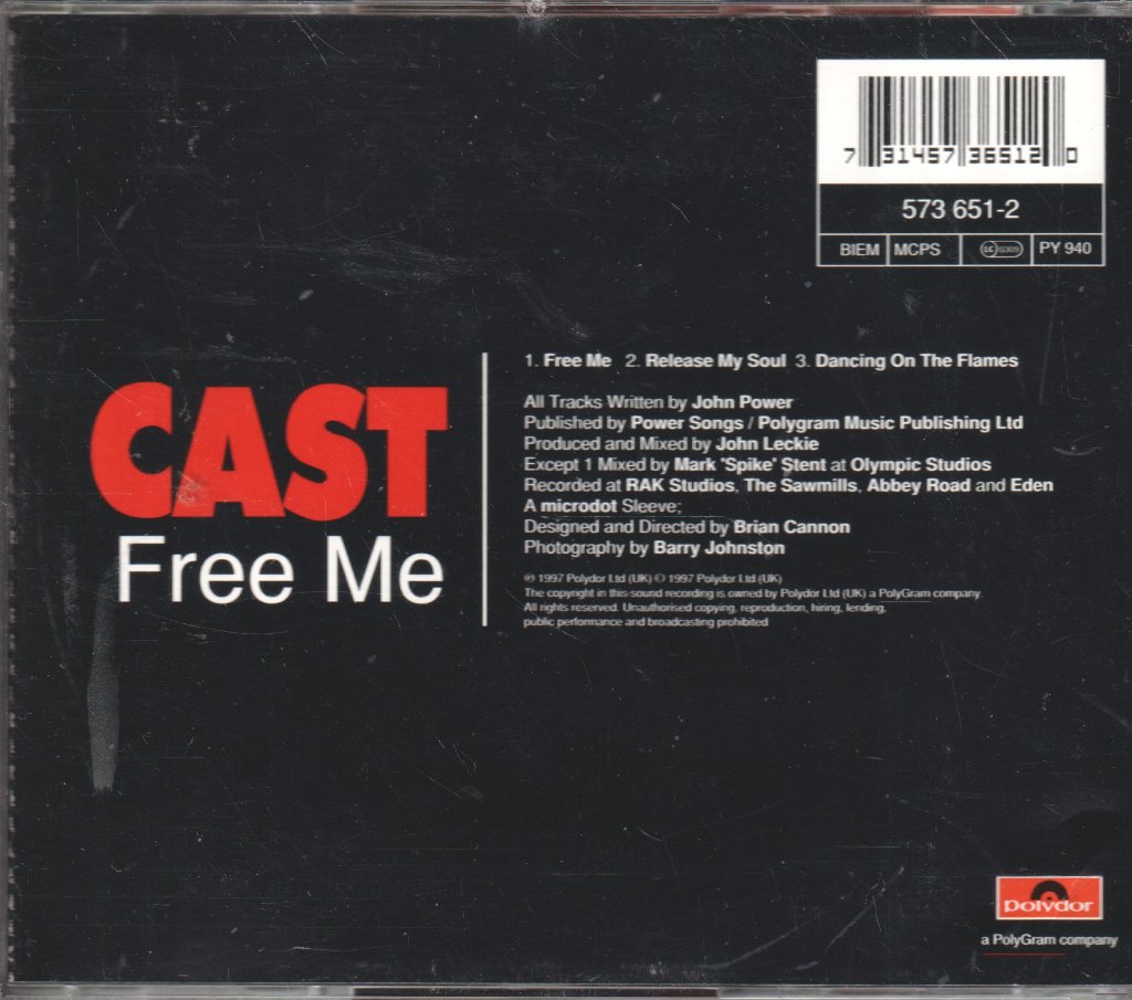 Cast (Liverpool Band) - Free Me - Cd