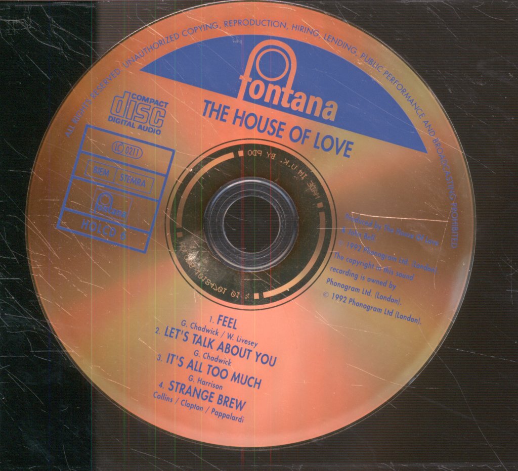 House Of Love - Feel - Cd