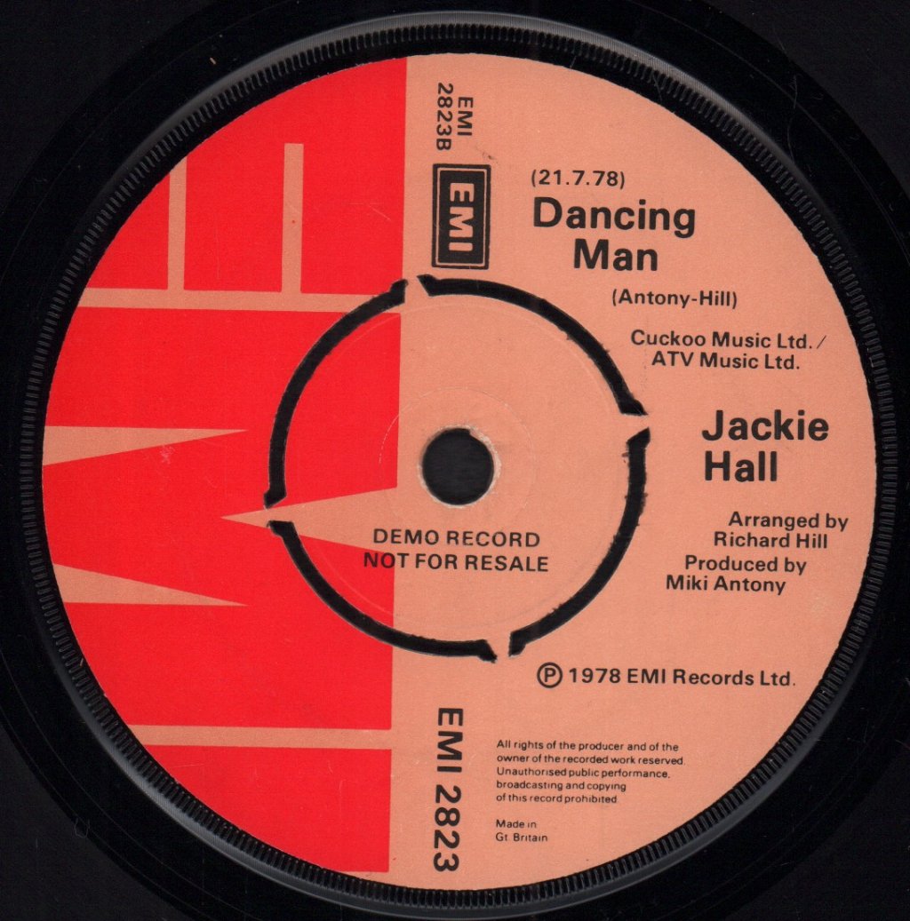 Jackie Hall - Love To Dance - 7 Inch