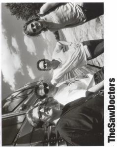 Saw Doctors - Group Next To Bus Photo - Photograph