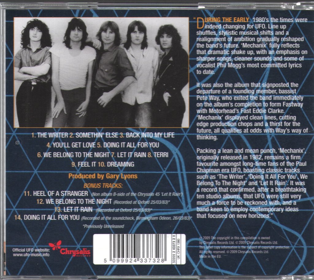 UFO - Mechanix - Cd