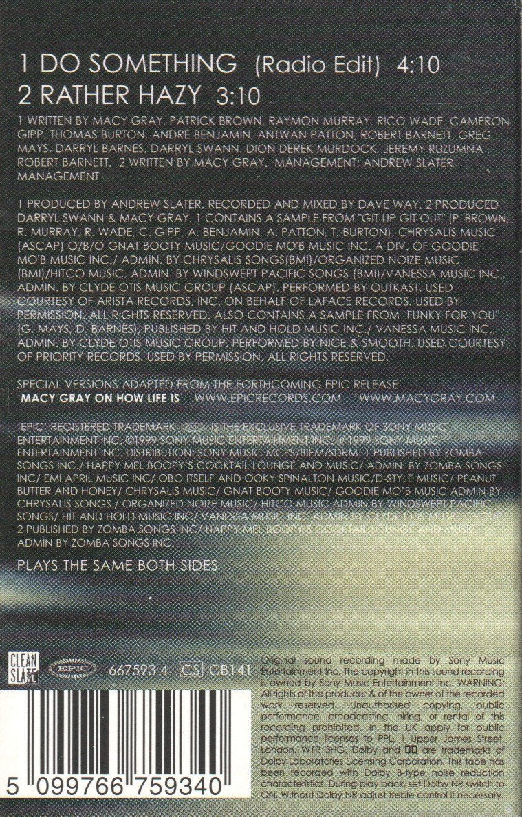 Macy Gray - Do Something - Cassette