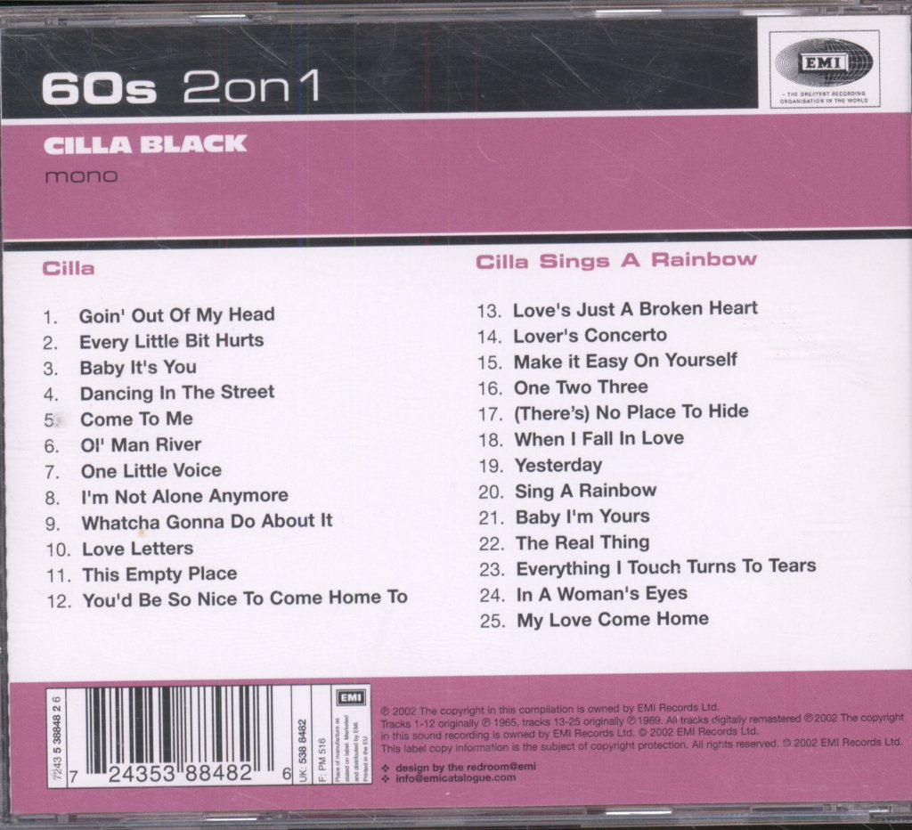Cilla Black - Cilla / Cilla Sings A Rainbow - Cd