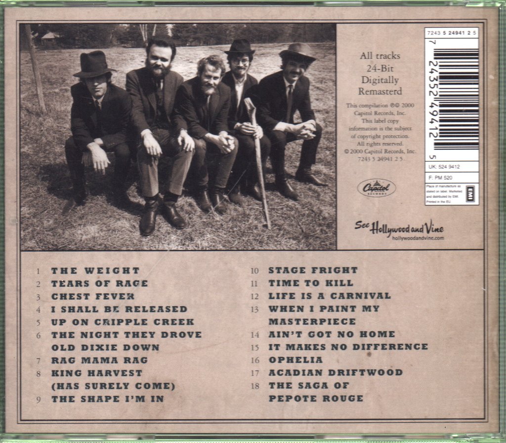 Band - Greatest Hits - Cd