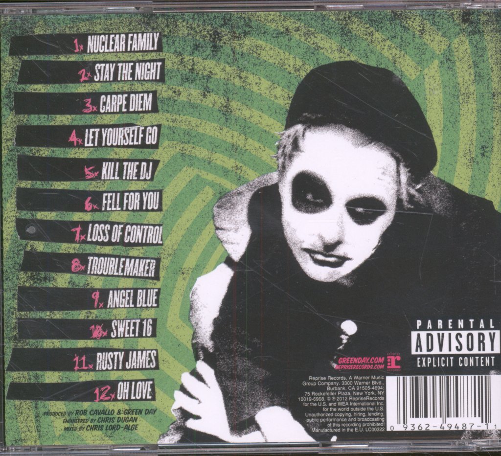 Green Day - ¡Uno! - Cd