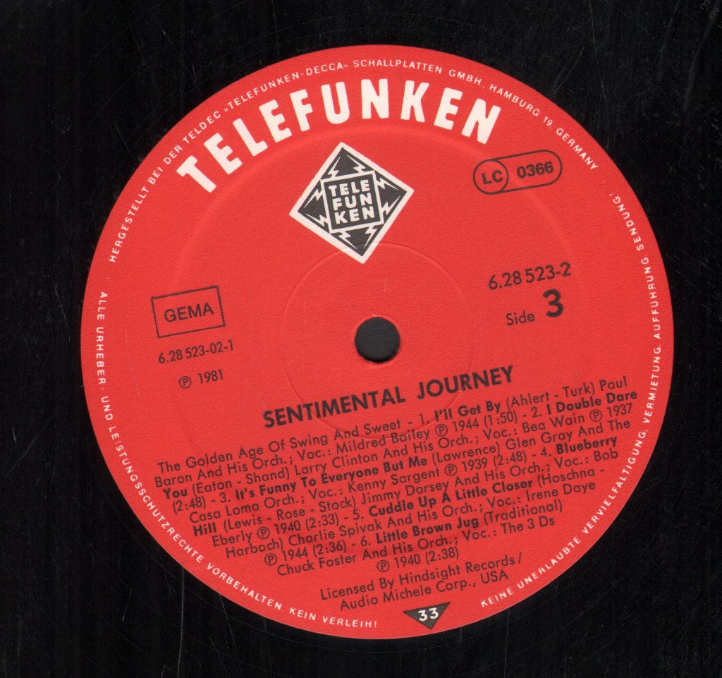 Various Artists - Sentimental Journey - Double Lp