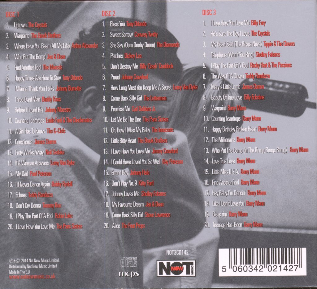 Various Artists - Songs Of Mann & Weil - Cd Set