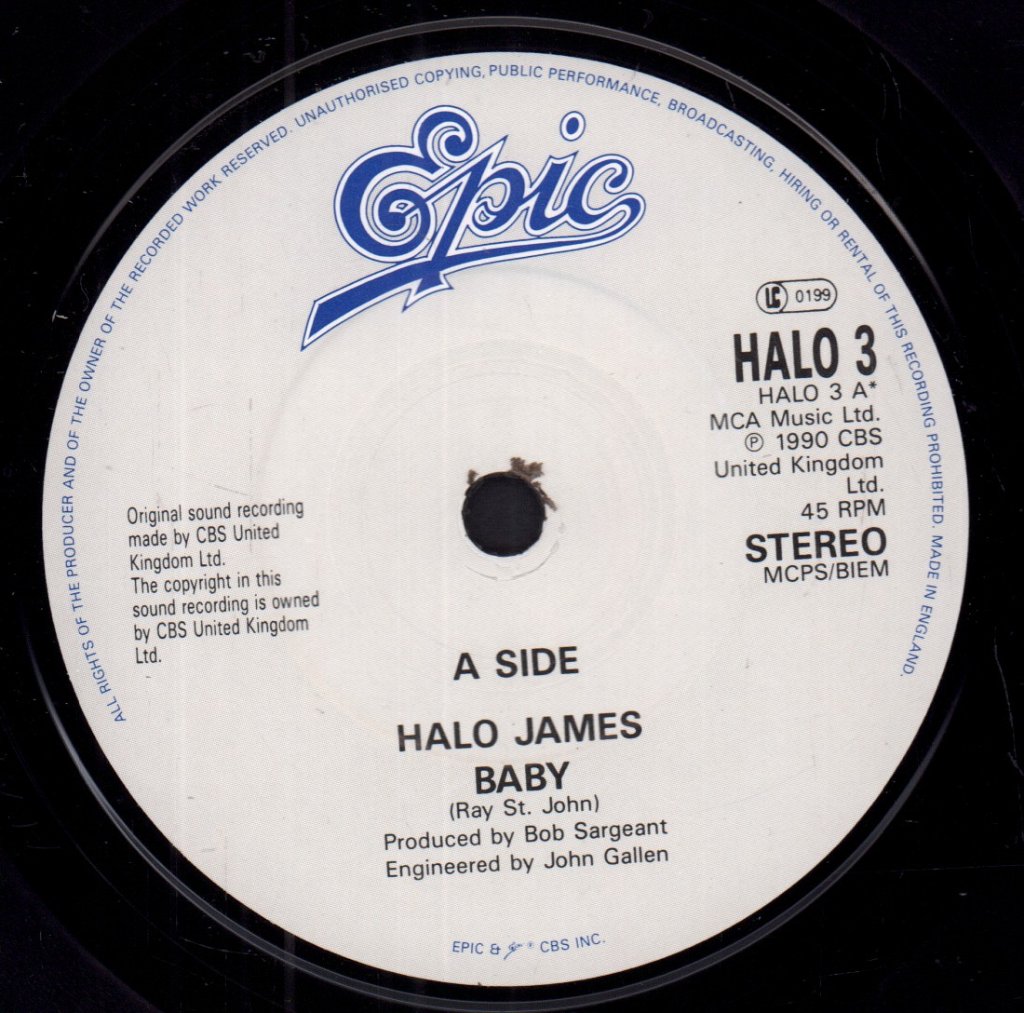 Halo James - Baby - 7 Inch