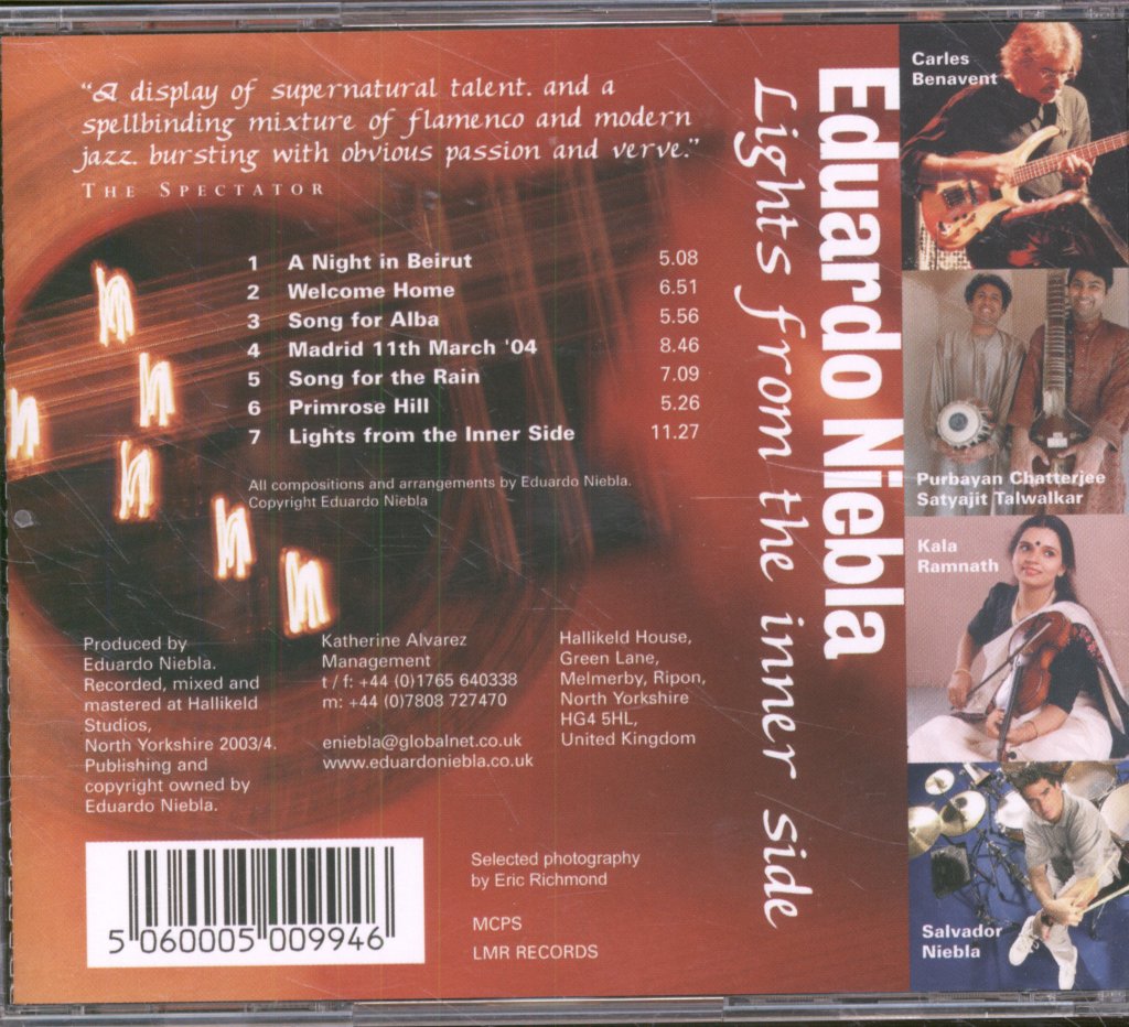Eduardo Niebla - Lights From The Inner Side - Cd