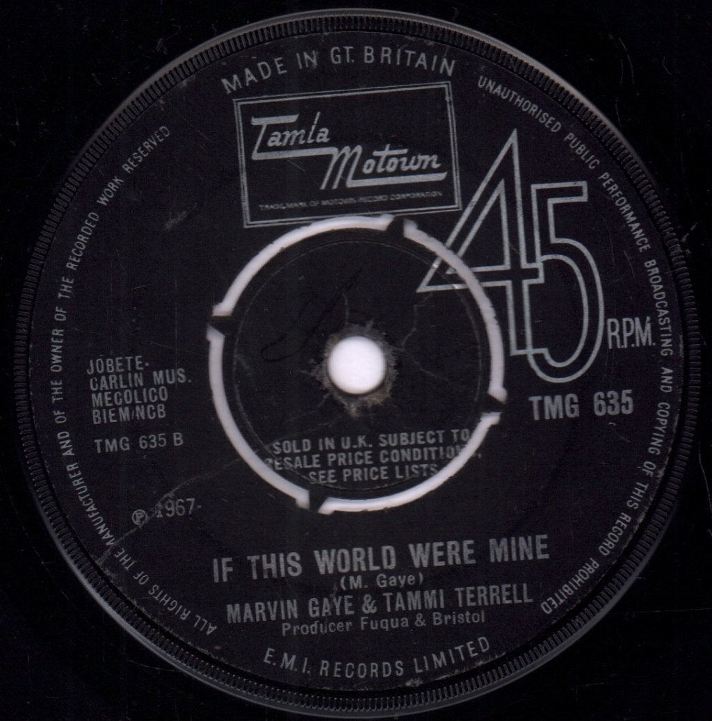 Marvin Gaye And Tammi Terrell - If I Could Build My Whole World Around You - 7 Inch