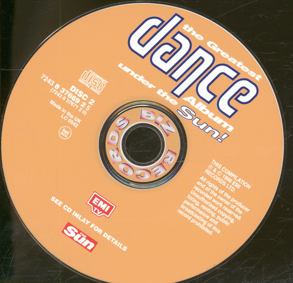 Various Artists - Greatest Dance Album Under The Sun! - Double Cd