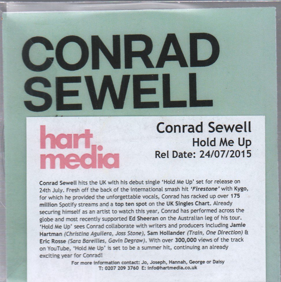 Conrad Sewell - Hold Me Up - Cd