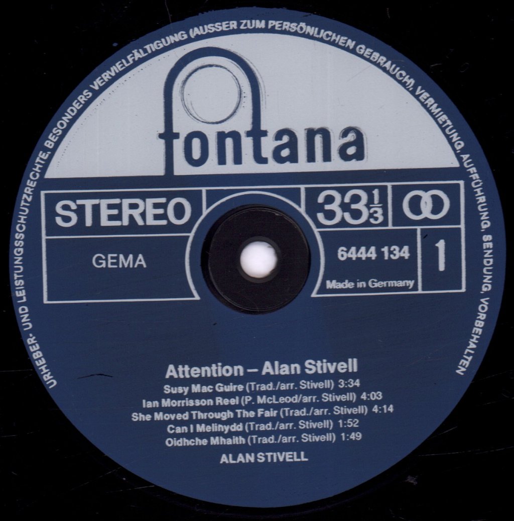Alan Stivell - Attention! - Lp