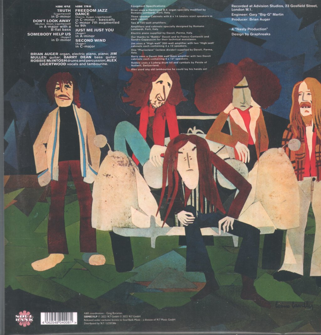 Brian Auger's Oblivion Express - Second Wind - Lp