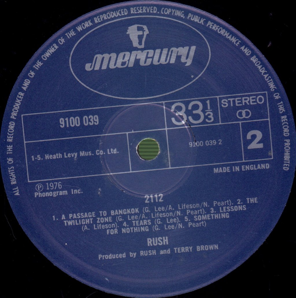 Rush - 2112 - Lp