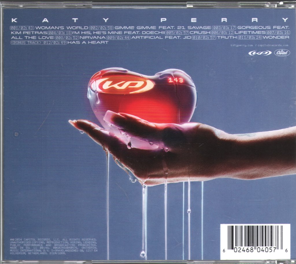 Katy Perry - 143 - Cd