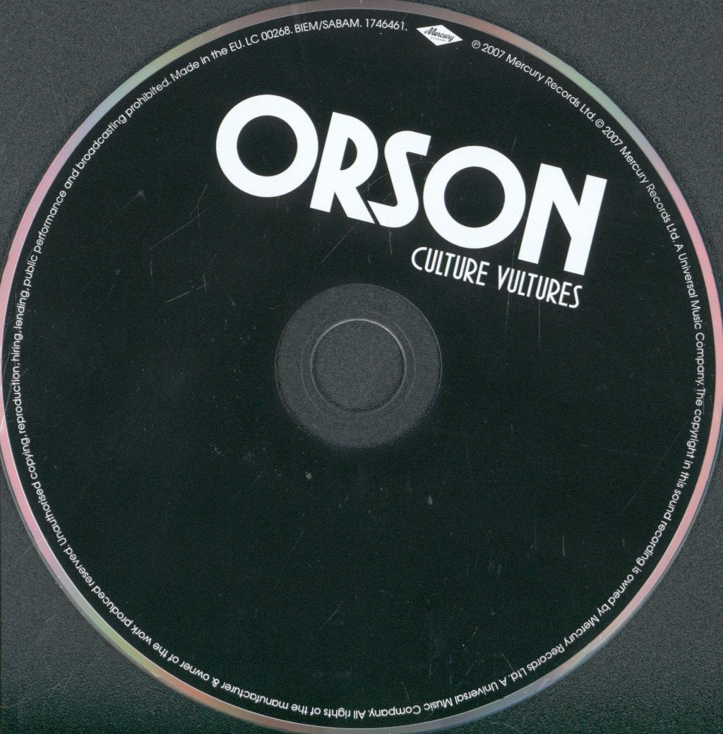 Orson - Culture Vultures - Cd