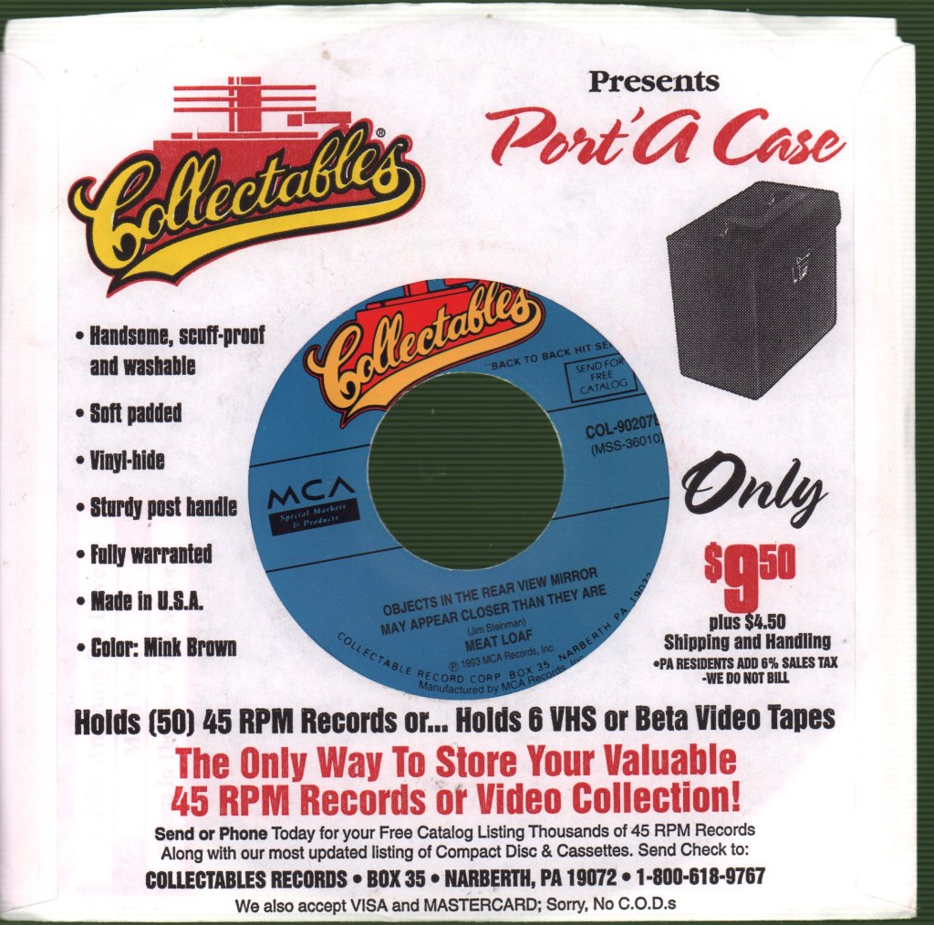 Meat Loaf - I'd Do Anything For Love (But I Won't Do That) - 7 Inch