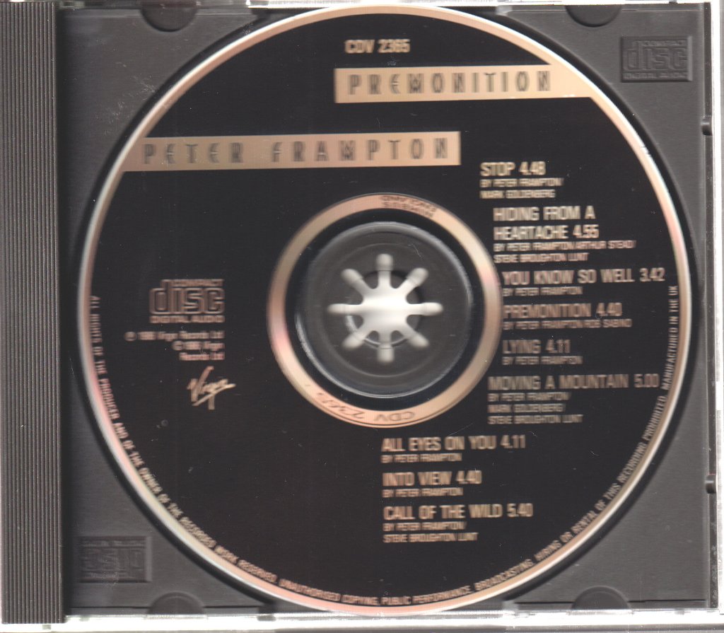 Peter Frampton - Premonition - Cd