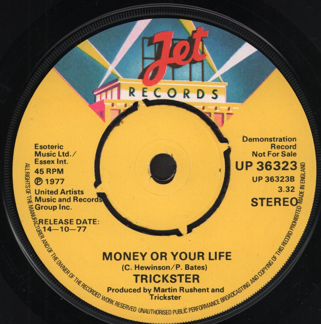 Trickster - Listen To My Music - 7 Inch
