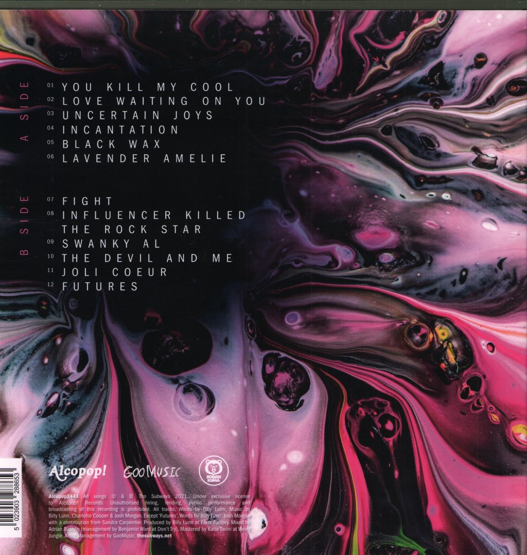 Subways - Uncertain Joys - Lp