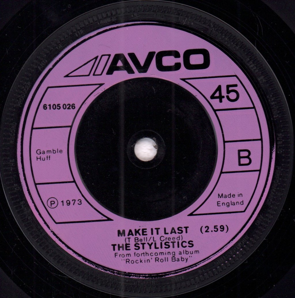 Stylistics - Rockin' Roll Baby - 7 Inch