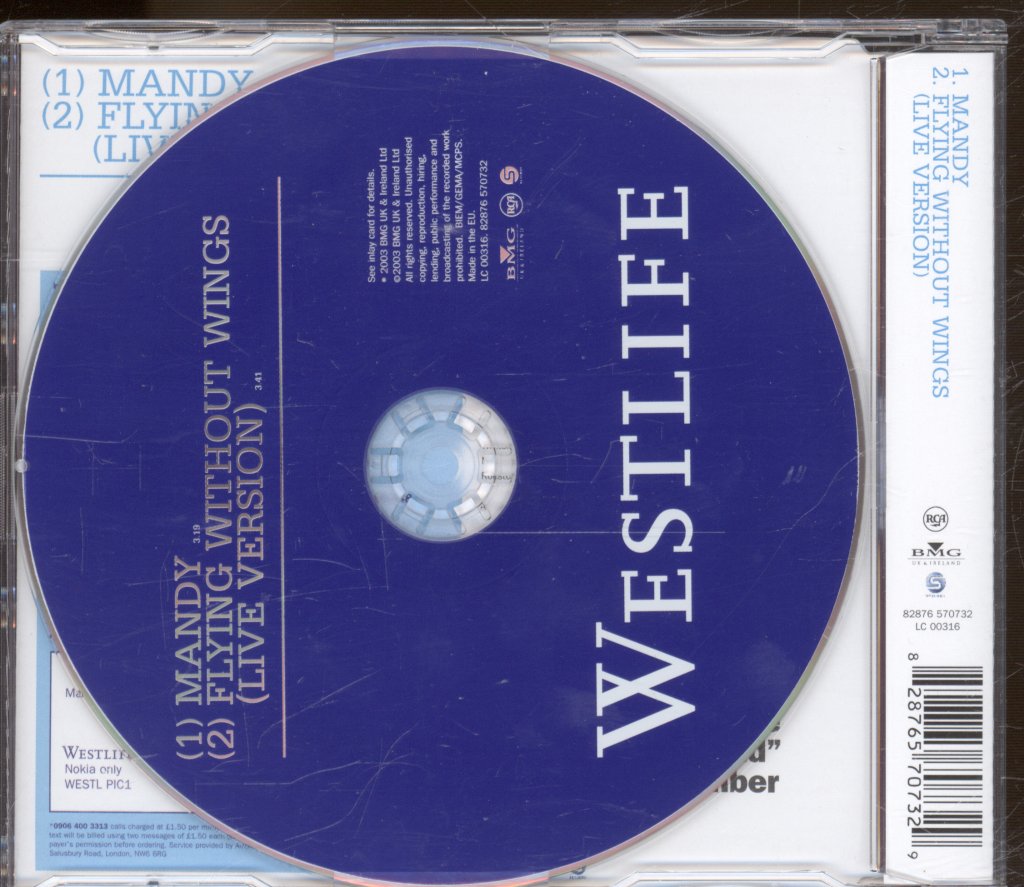 Westlife - Mandy - Cd