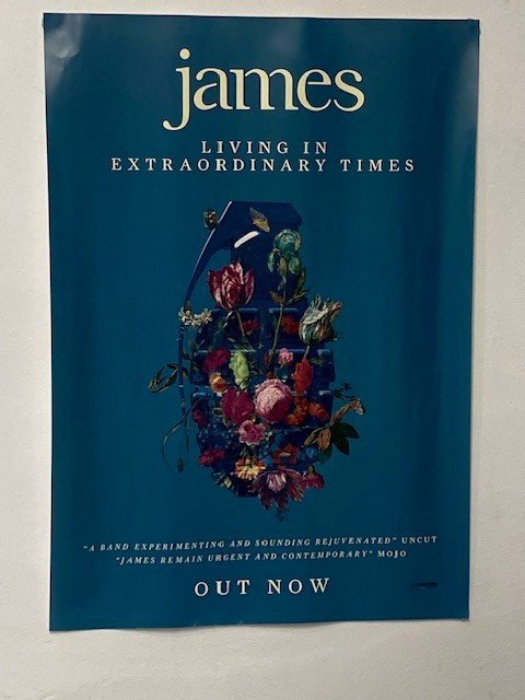 James - Living In Extraordinary Times - Poster