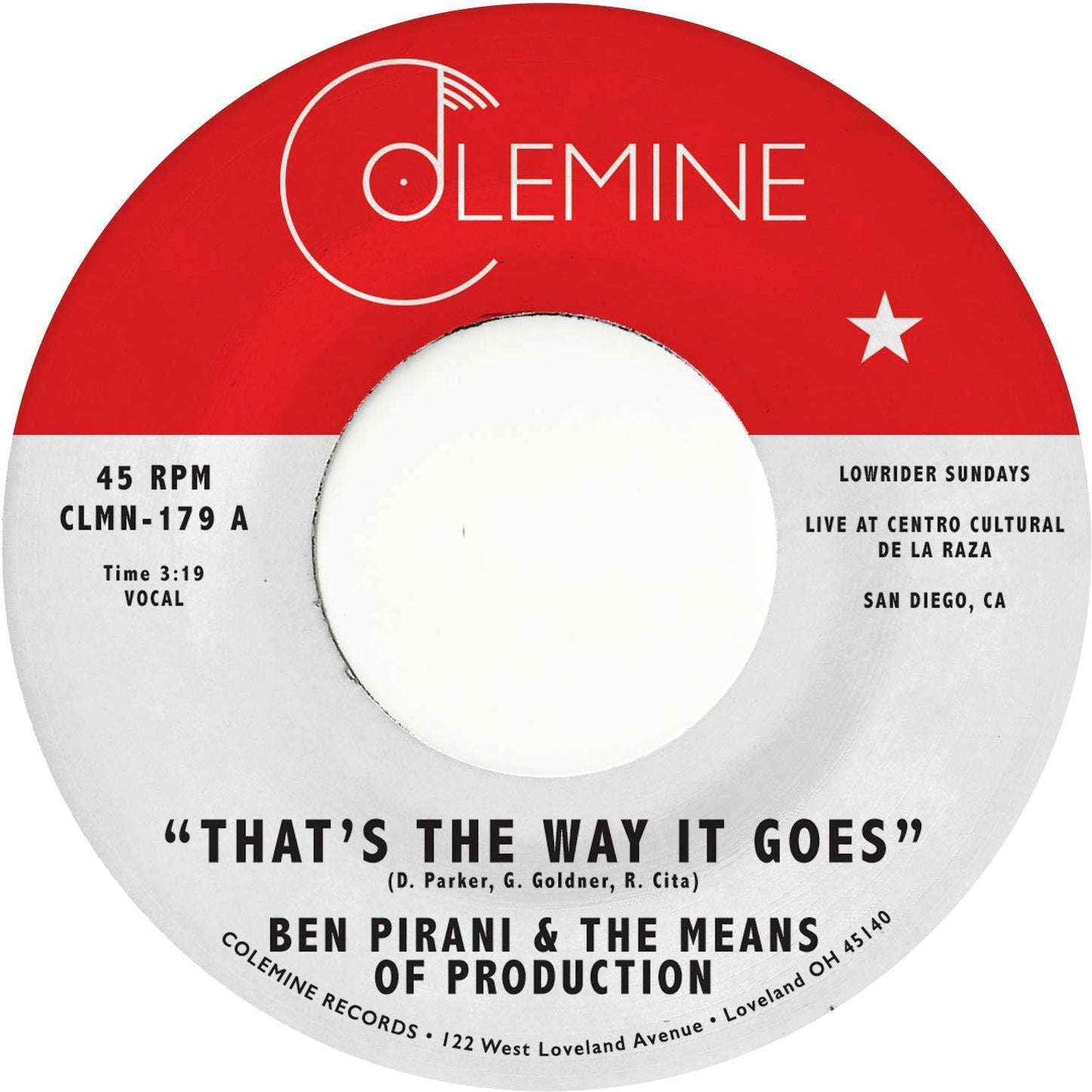 Ben Pirani - That's the Way It Goes - 7 Inch